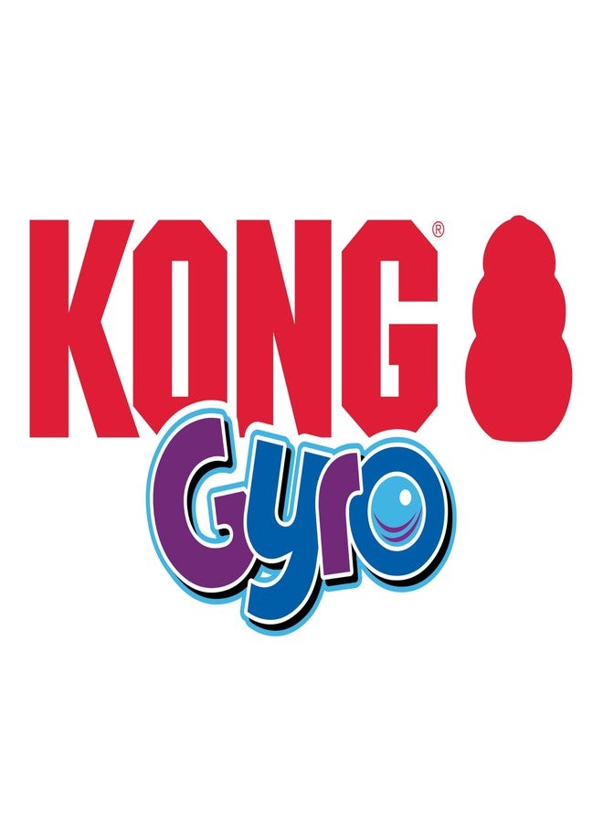 KONG Gyro - Interactive Dog Toy for Treat Dispensing - Dog Slow Feeder for Healthy Eating - for Small Dogs - Image 3